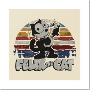 NEW COLOR FELIX THE CAT Posters and Art